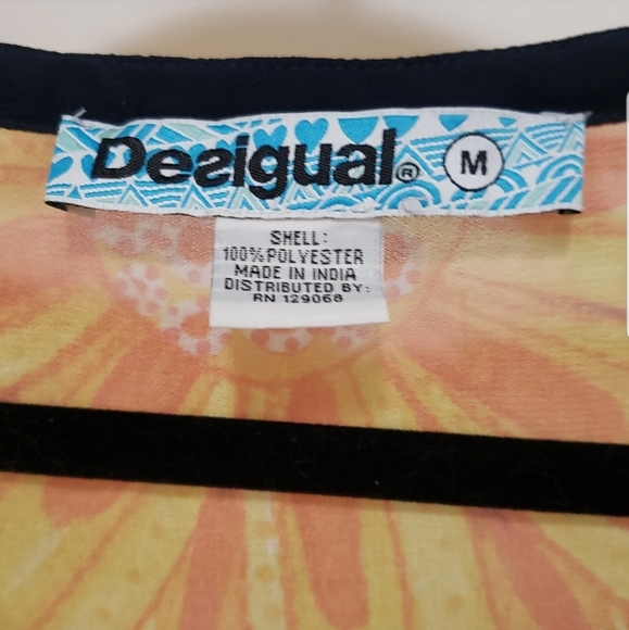 Desigual sheer print blouse - Picture 4 of 4